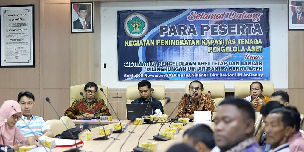 Uin Ar Raniry Gelar Workshop Peningkatan Kapasitas Pengelola Aset Negara
